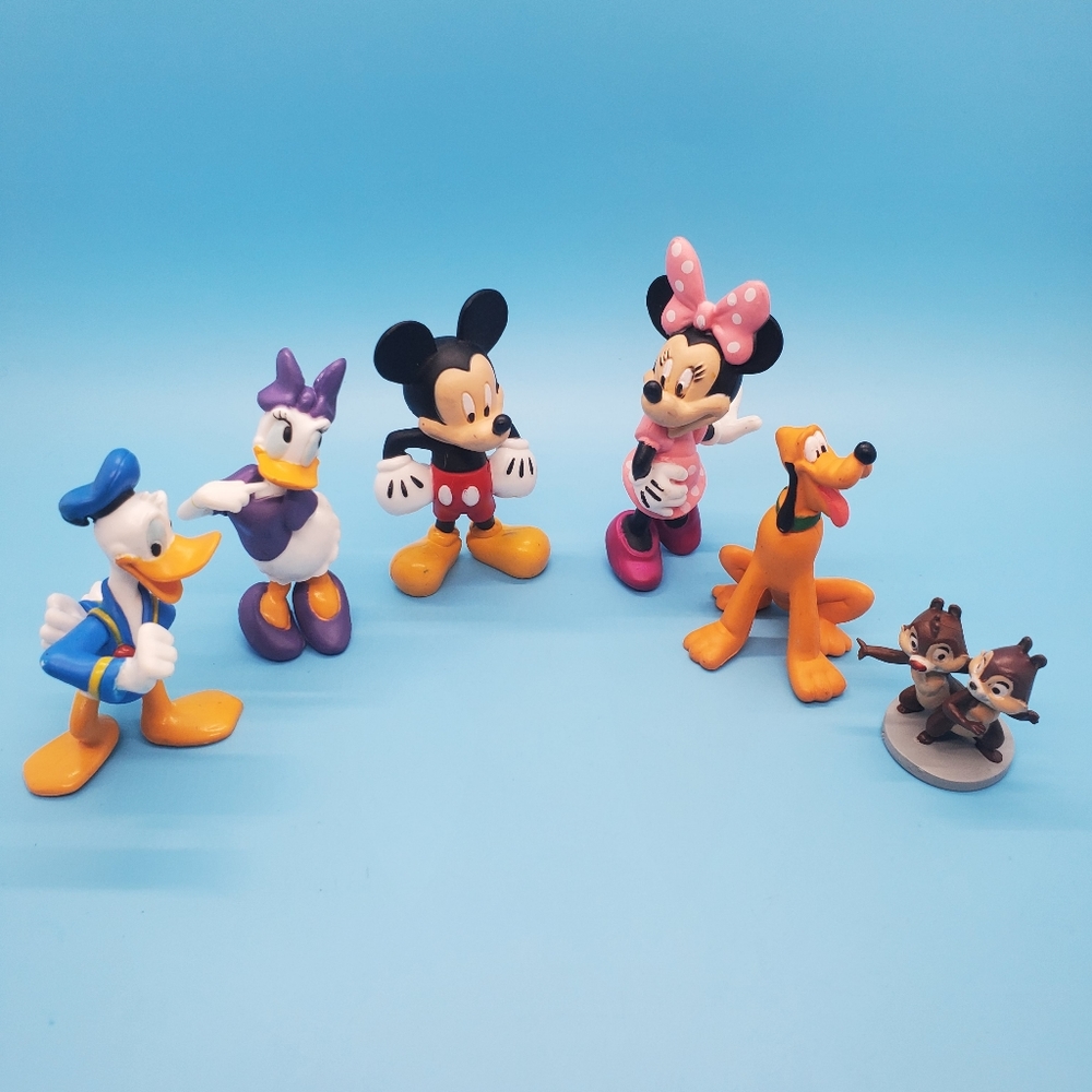 Vintage Disney Figure 6 Piece Lot!